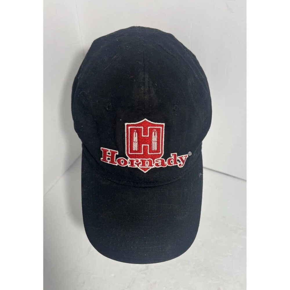 VTG Hornady Guns Firearms Embroidered Black Dad Hat with USA Patch